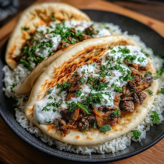 Two pieces of food on a plate.