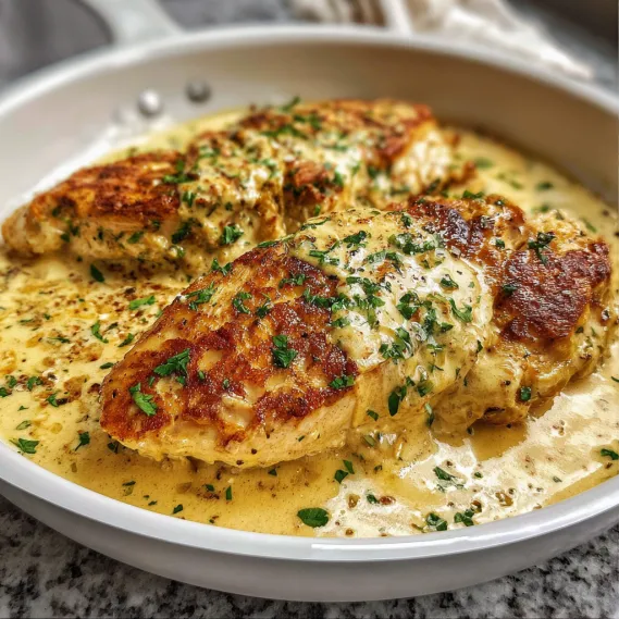 A white bowl with chicken in it.