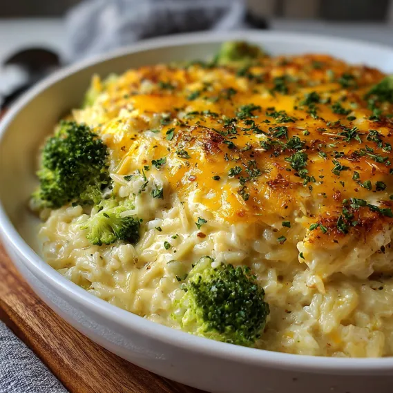 A bowl of food with broccoli and cheese.