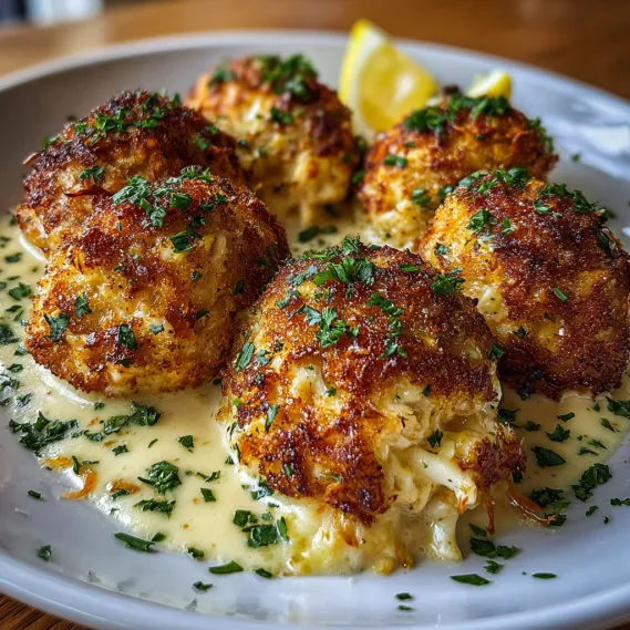 A plate of food with a lemon wedge on top.