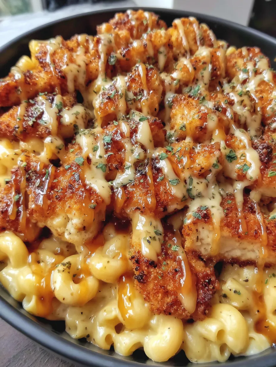 A close up of a delicious mac and cheese dish.