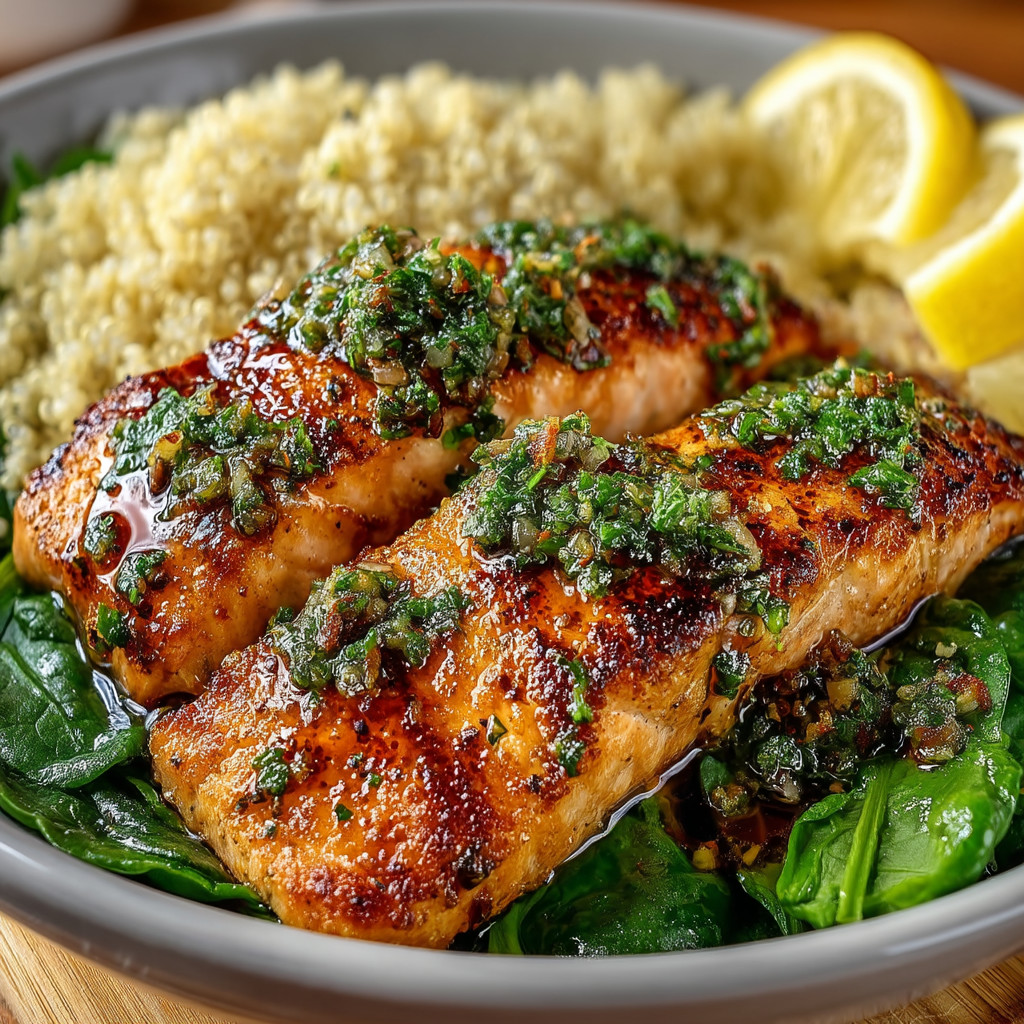 A bowl of fish and vegetables.