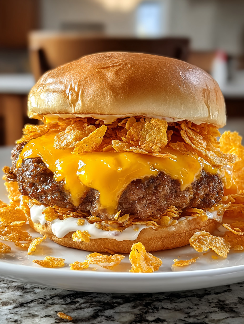 A sandwich with chips on top.