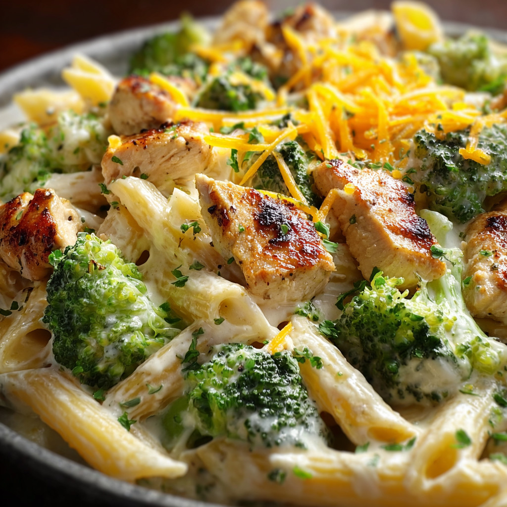 A plate of food with chicken and broccoli.