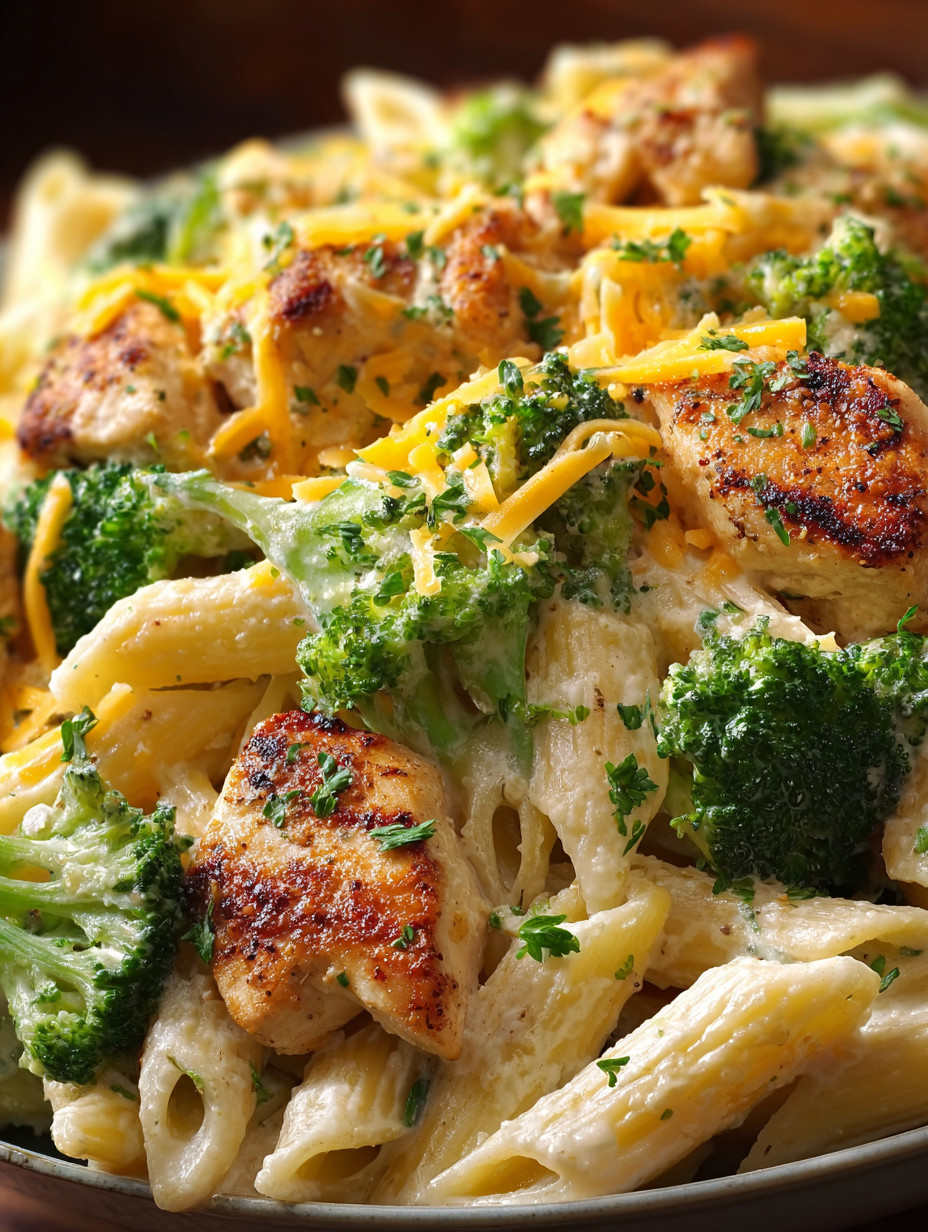 A plate of food with chicken and broccoli.