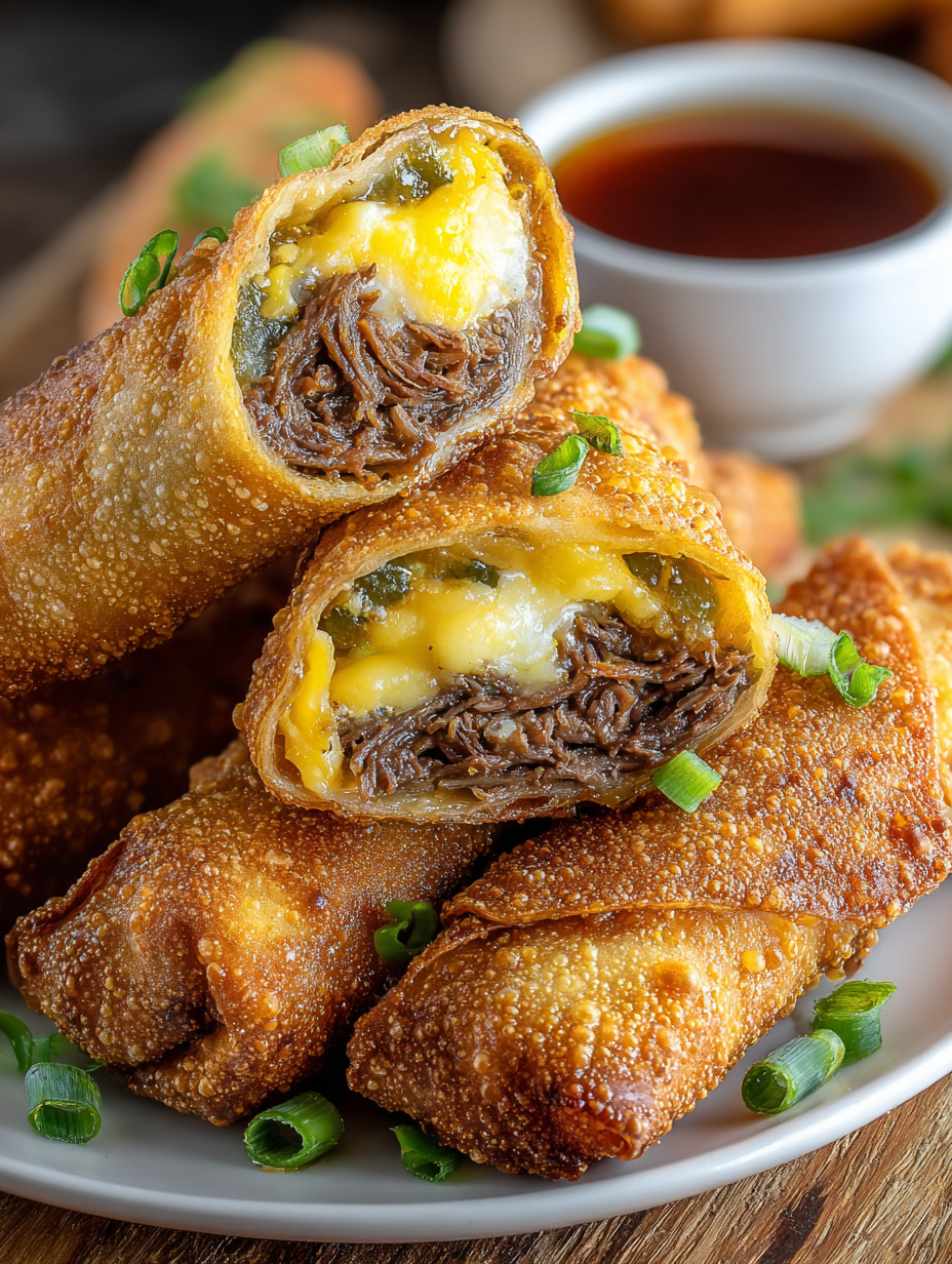 A plate of food with a bowl of sauce.