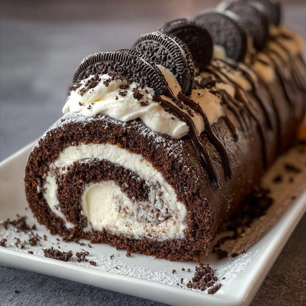 A cake with white icing and chocolate chips.