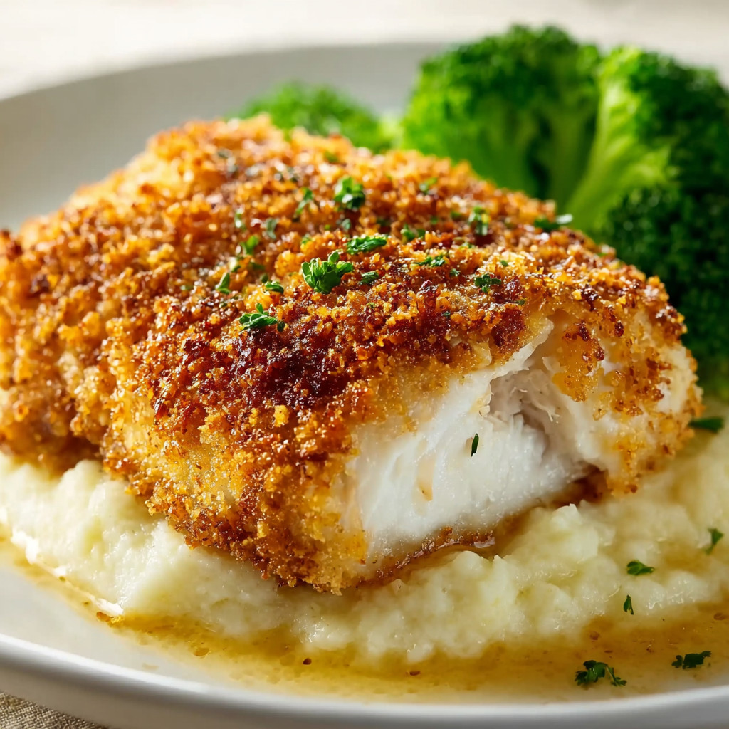 A plate of food with fish and broccoli.