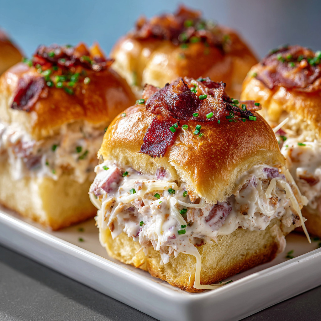 Bacon wrapped sandwiches on a plate.