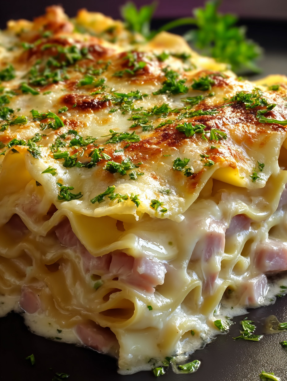 A dish with cheese and herbs on top.