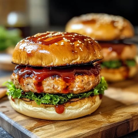 A burger with sauce on a bun.