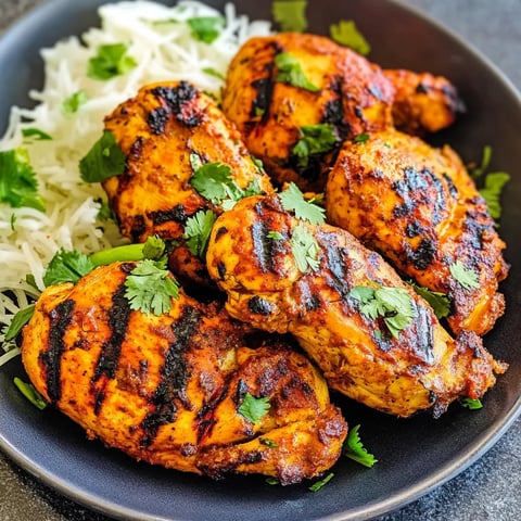 A plate of grilled chicken with vegetables.