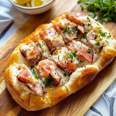 A sandwich with meat and cheese on a wooden table.