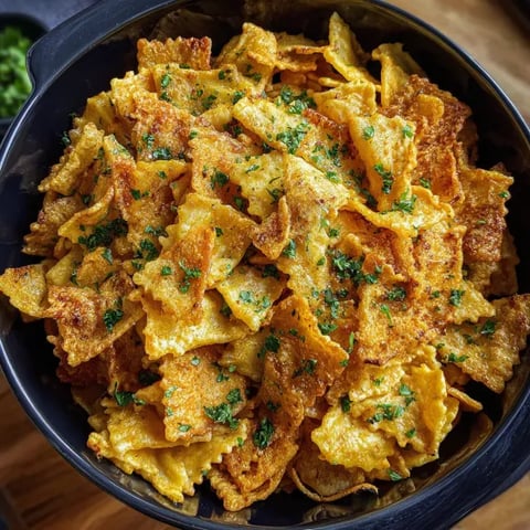 A bowl of food with a green garnish.